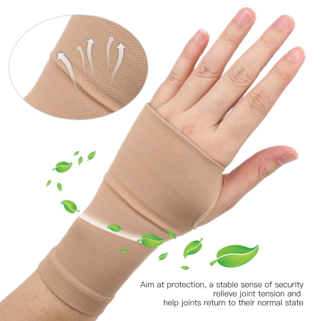 1 Pair/Set Wrist Ive Brace Carpal Tunnel Support Fingerless Arthritis Gloves