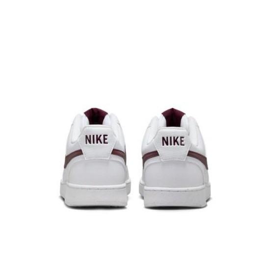 Nike Court Vision Low Next Nature White Burgundy Crush DH2987-113 Men's Size