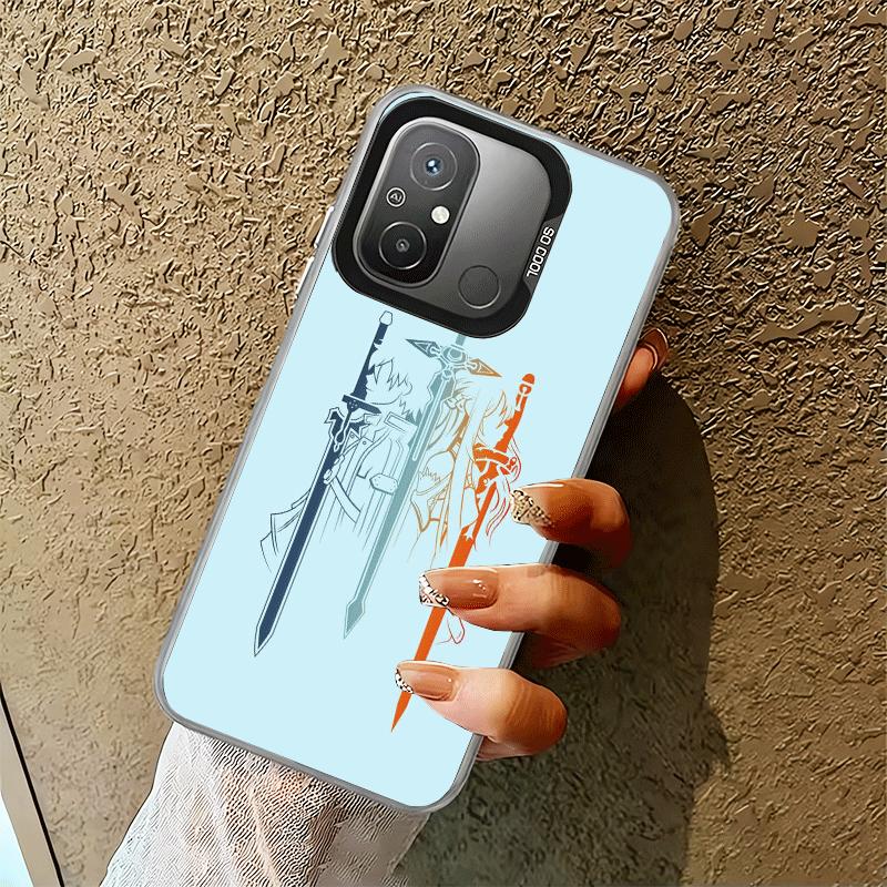 

Ударопрочный чехол для телефона Sword Art Online для Xiaomi Poco X7 X6 X5 X3 Pro F7 Ultra M8 Redmi 15C 15 14C 13C 12C 10C 13 12 10 Xiaomi Poco X3