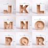 Sparbox aus Holz mit Alphabet für Kinder – Transparente Spardose Geschenk