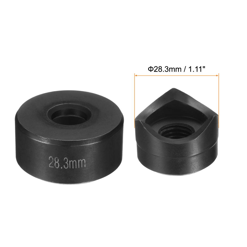 Pumn cu perforare pentru tablă 18mm-50mm Oțel cu rulment Tăiere precisă Kit de pumni manuali pentru lovire Placă de oțel Metal Chiuvetă