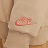 Nike Sweatshirt Sportswear Powder Play Soft Plush Crew Neck Phellodendron Children Aged 3 7 Years Old Kids' HQ7943-200