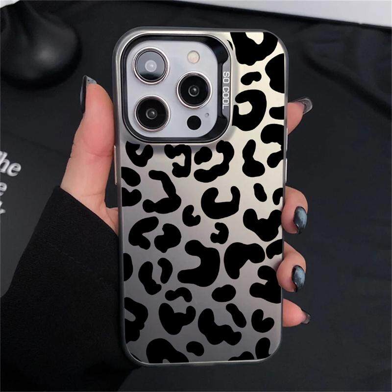Retro Leopard Print Case for OPPO Reno 12 10 11 Pro 12F 11F 10 11 5G 8T Reno 7 4G 6 Lite 8 A60 A38 A57 A77 A78 A98 A79 5G Cover