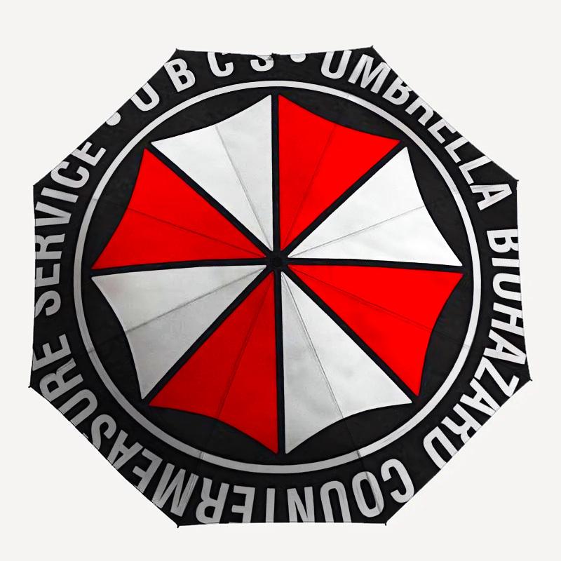 1pc Umbrella Corporation Logo Umbrella with Plastic Handle,Suitable for All Seasons Home Travel Outdoor UmbrellaM929