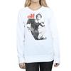 Elf Womens/Ladies Mono Distressed Poster Sweatshirt