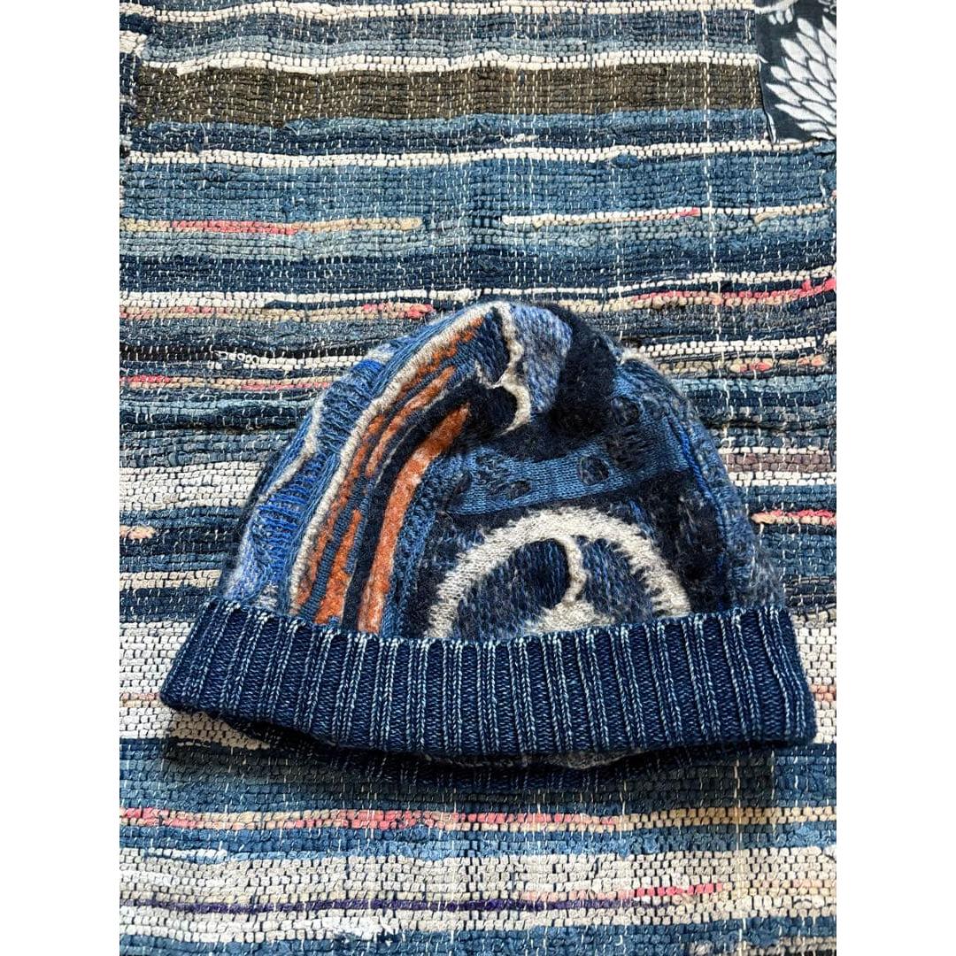 Used KAPITAL gaudy beanie knit cap hat coogi