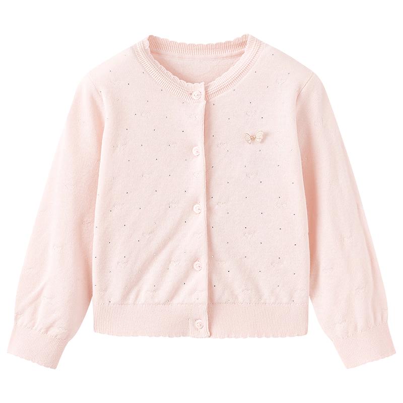 Balabala Girls' Butterfly Knitted Cardigan Sweater