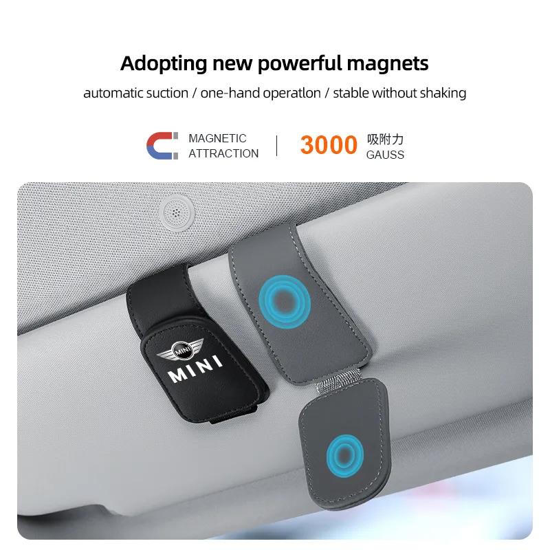Car Interior Glasses Storage Clip Car Visor ID Card Storage Bracket For MINI Cooper JCW Countryman Clubman Cabrio Paceman Coupe