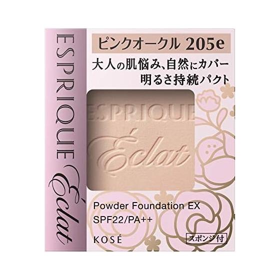 ESPRIQUE Kose Eclat Esprique Eclat Brightness Lasting Pact EX PO205e Pink Ocher 9.3g Gram (x 1)