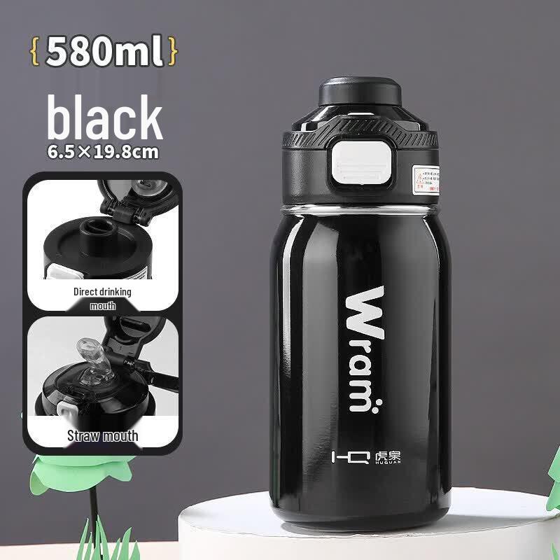 Qiwei 316 Stainless Steel Kids Insulated Bottle with Straw