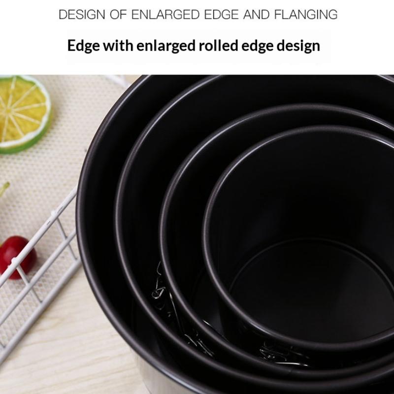 Removable Bottom Kitchen Accessories Carbon Steel Cakes Molds Round Cake Pan Ring Bakeware Non-Stick Bake Mould