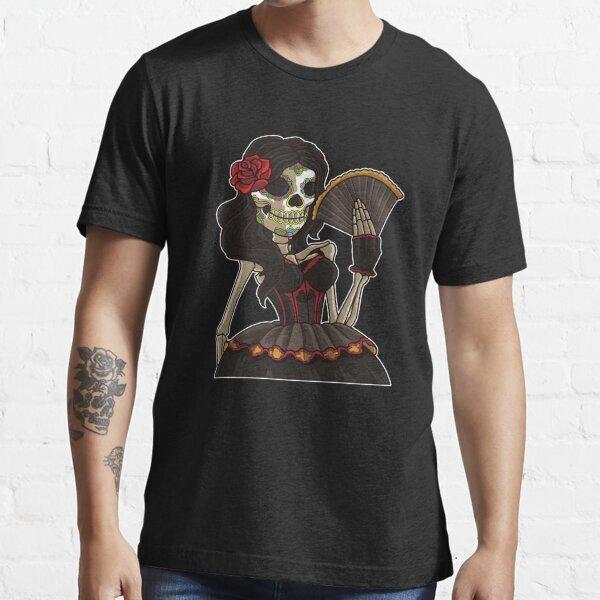 BEST SELLING Skeleton Lady of the Dead | La Calavera Catrina Essential T-Shirt S