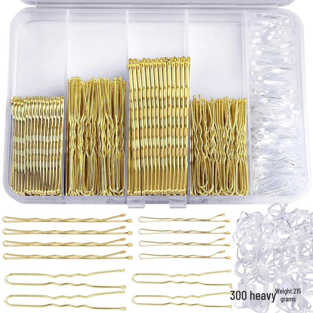 Black U-Shaped Hair Clip Set - Boxed Hair Accessories