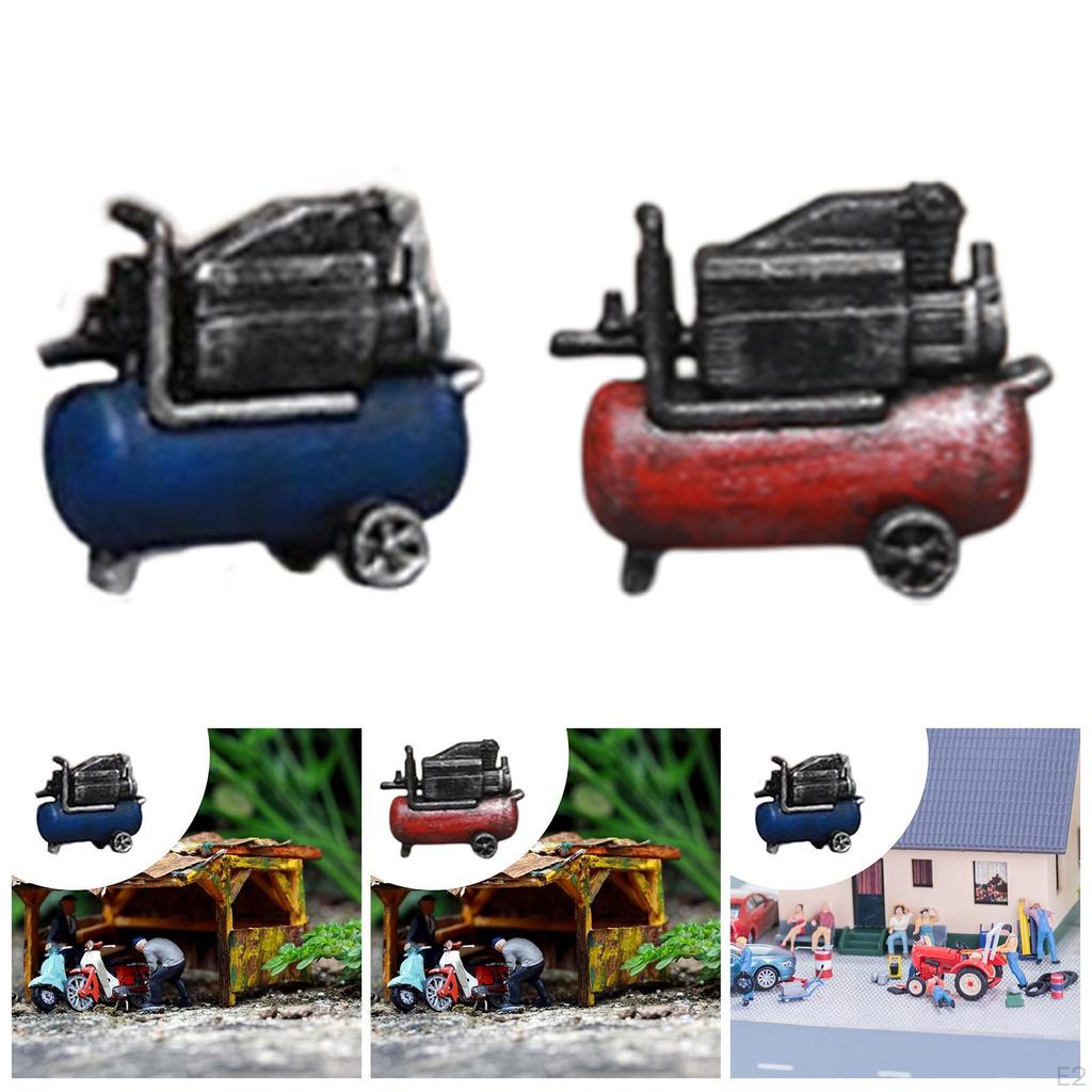 1/64 Miniature Gas Pump Auto Repair Shop Accessories Lightweight Creative Micro Scene Display Model