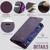 Pro Samsung Galaxy A35 5G Pouzdro CASEME Série 033 RFID Blokující Peněženka Stojánek Texturovaná Teletina Kožený Kryt na Telefon