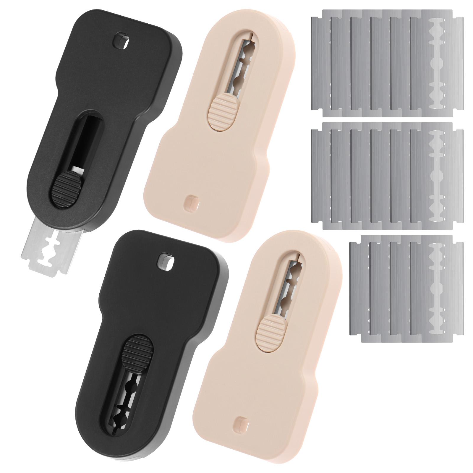 

4 шт. Нож для надрезов на хлебе с 20 лезвиями Магнитный хлебный лезвие и универсальный инструмент для надрезов на хлебе Резак для теста Инструмент для надрезов на заквасочном хлебе