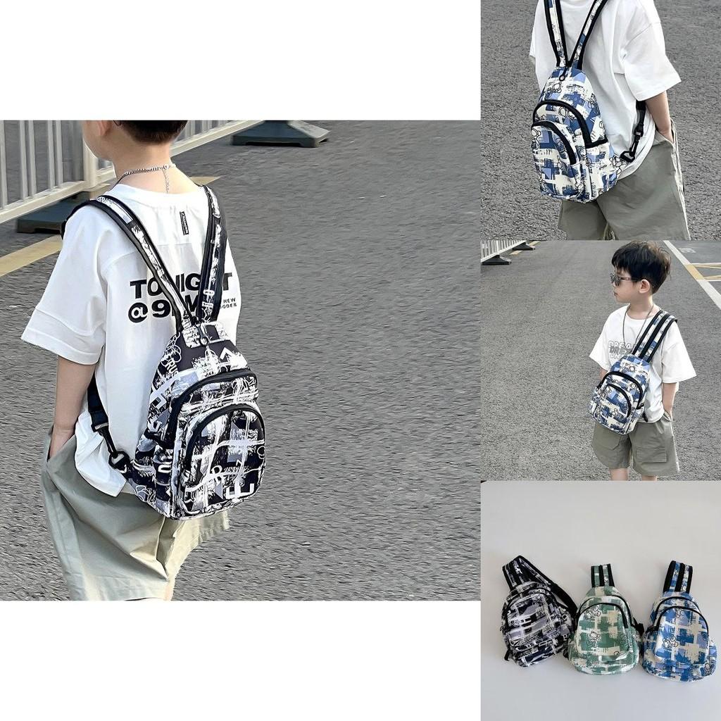 Trendy 2024 Children's Chest Bag Stylish Boys And Girls Crossbody Waterproof Backpack