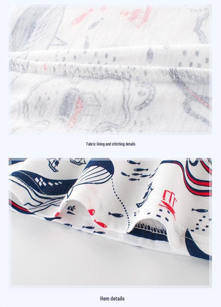 Korean Style Summer T-Shirts for Boys - Short Sleeve Kids' Wear