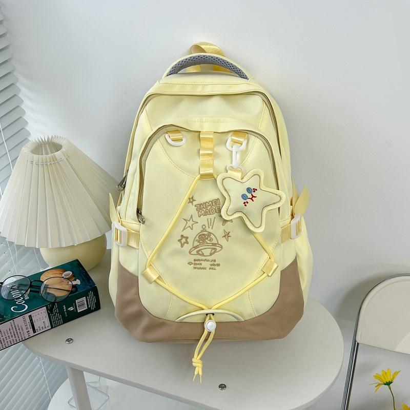 High-looking Cute College Style College Student Backpack Junior High School High School Student School Bag Travel Leisure Large Capacity Backpack
