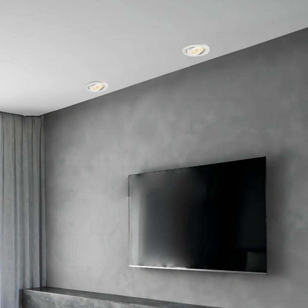 Oprawa Wpuszczana Lagos 1 Gu10 Biały Light Prestige Lp-440/1Rs Wh Movable