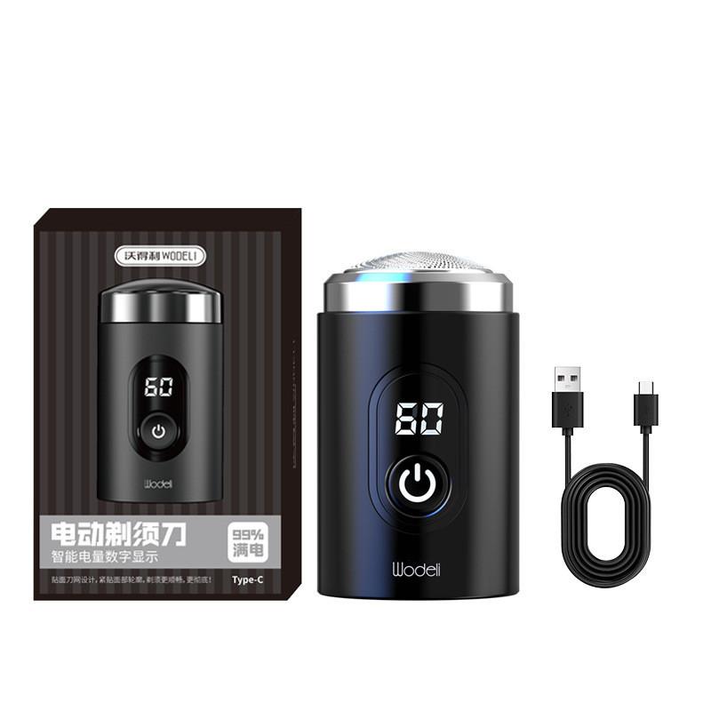 Electric Shaver Detachable Blade Usb Rechargeable Portable Shaver Men For