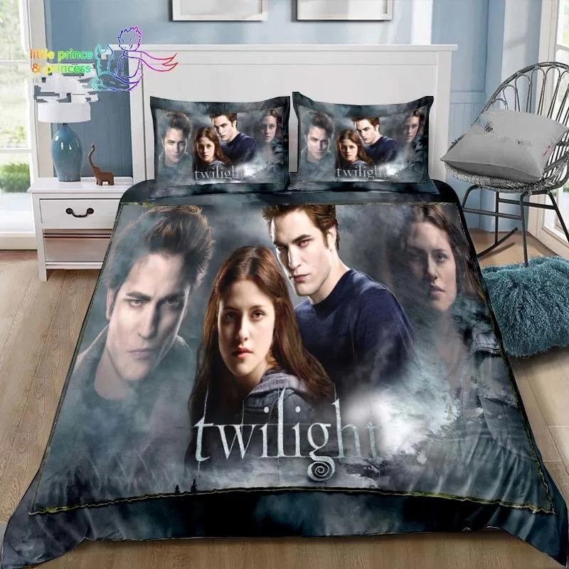 3D The Twilight Saga Hd Printed Comfortable Duvet Quilt Cover Pillowcase Bedding Set Children Bedroom Decoration Home Textile