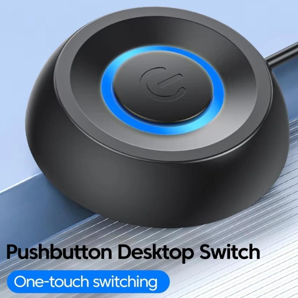 with 1.8m Cables PC Power Button Switch LED PC Power Switch Button  for Desktop Computer