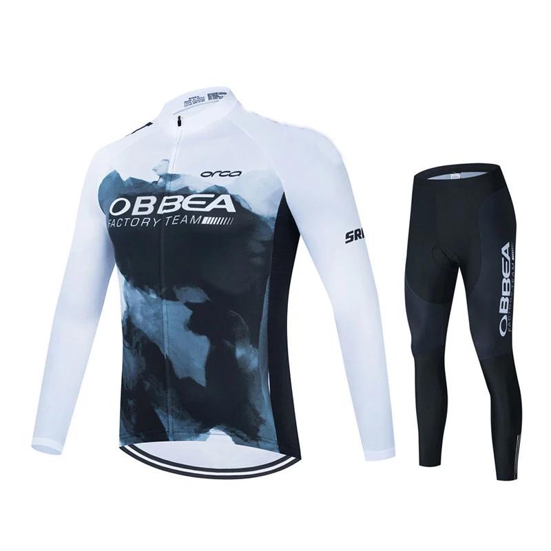 Hiru Pro Team Autumn Bib Pants Ropa Ciclismo Clothing Bike Uniform Men Bicycle Clothes Mailllot 2026  Long Sleeved Breathable Cycling Suit Set