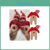 Baby Ukstock Newborn Boy Girls Christmas Romper Bodysuit Clothes Outfit Set Hat