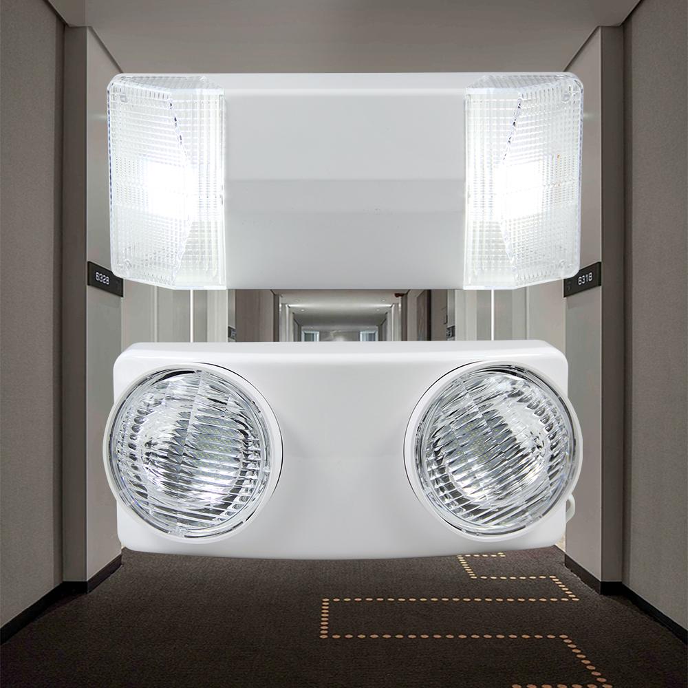 LED Fire Fighting Light Emergency Evacuation Exit Light Wall Mounted Rechargeable Emergency Lamp Indoor Light for Power Outage