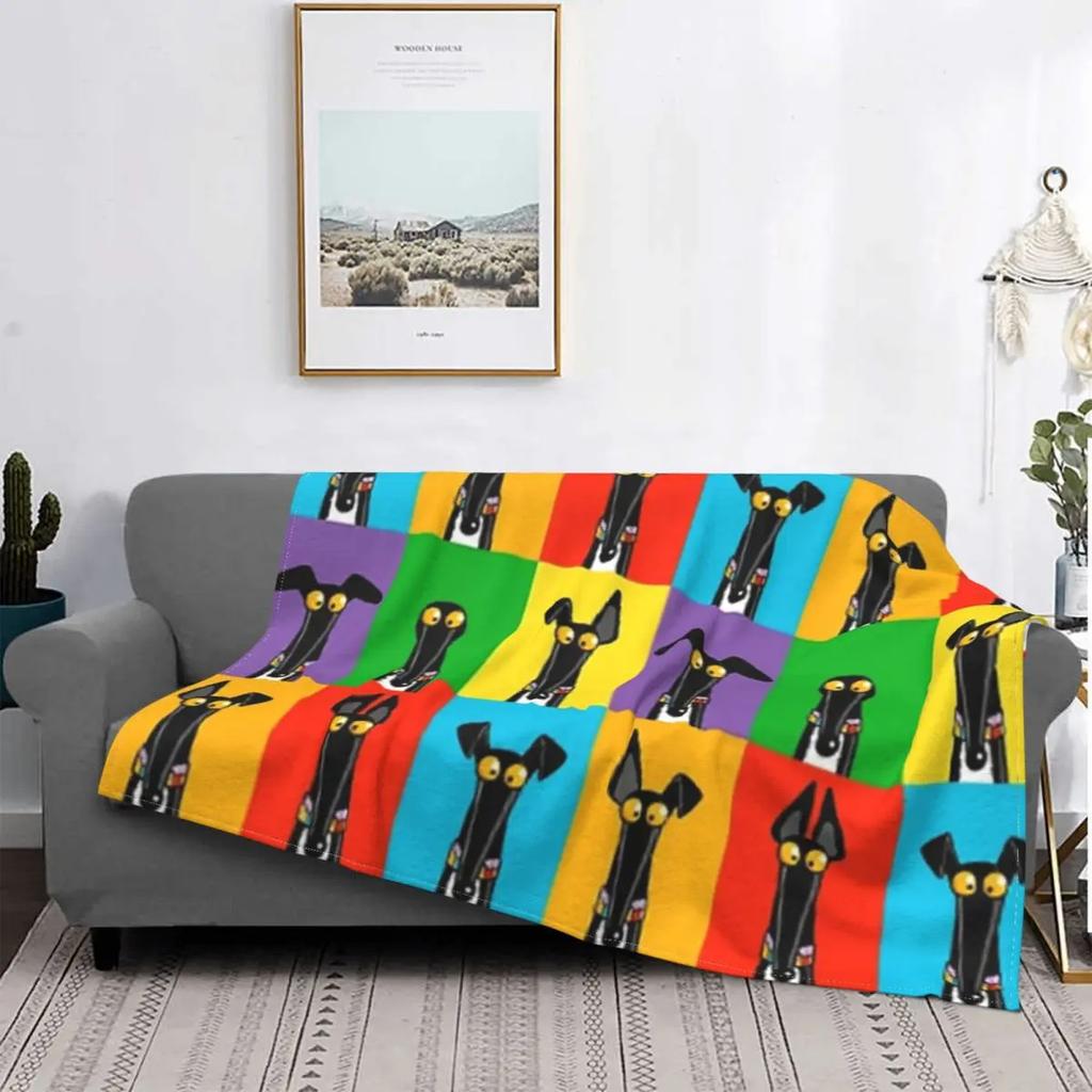 Printed Flannel Blanket Vision Hound Sofa Bed Blanket Lightweight Blanket