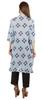 Moomaya Printed Womens Kurti 3 4 Sleeve Mandarin Collar Straight Kurta Soft Summer