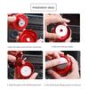 Solar Car Carrying Fragrance Air Freshener Perfume Double Ring Rotary Decoration Automobile Interior Air Outlet Diffuser