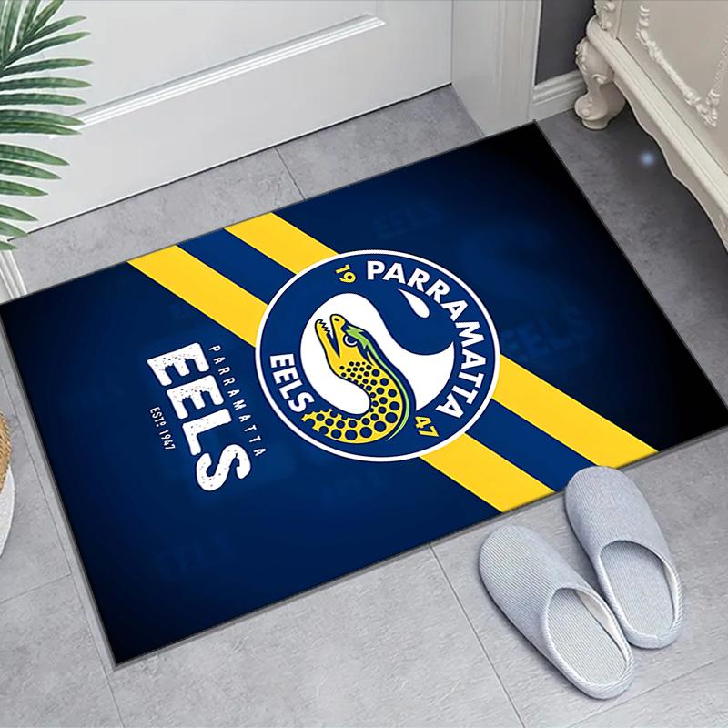 1 Stück Fußballteam-Design Teppich - Rutschfest, Weich & Gemütlich Fußmatte für Wohnzimmer, Schlafzimmer, Büro - Dekoteppich für Innen/Außen