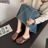 New Spring Autumn Women's Boken Slippers Cover Toe Flat Leaked Heel Women Shoes Leisure Versatile Soft Sole Zapatillas De Mujer