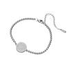 LIKGREAT Protection St.Francis Bracelet for Women Christian Catholic Amulet Stainless Steel Jewelry Valentine's Day Gifts