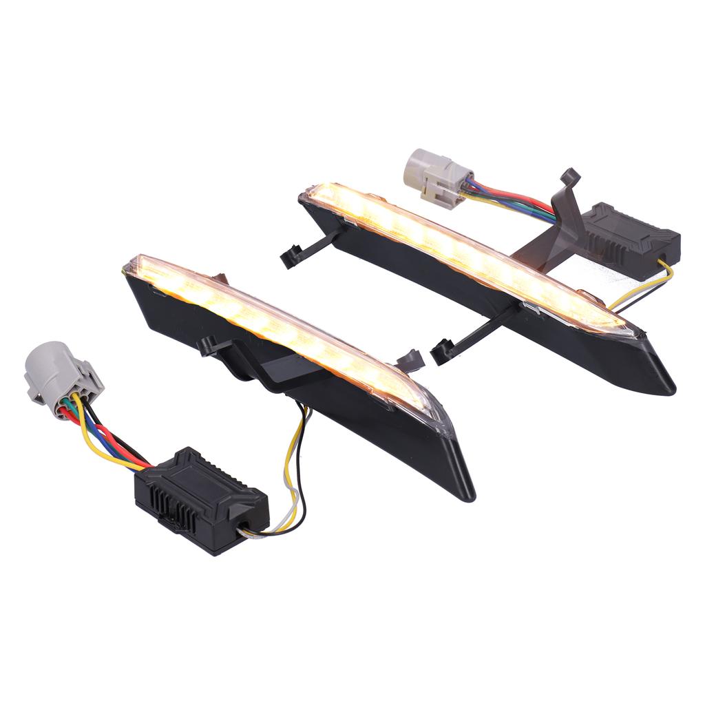 LED DRL Varselljus Dynamisk Rinnande Dimljus Körsignal Lampa Passar för Mazda CX 30 2020 2021