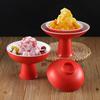 Creative Melamine Pedestal Bowl for Restaurants: Perfect for Hot Pot, Ice Cream, Shaved Ice, and Desserts