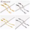 18K Gold Plated Extension Extender Tail Chains with Lobster Clasps For Jewelry Making,Connectors For Bracelets Accessories DIY
