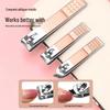 18-Piece Rose Gold Stainless Steel Nail Clipper Manicure Set