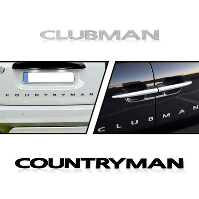3D ABS High Quality Car Letters Emblem Rear Hood Sticker Tail Trunk Decal For Cooper Countryman Logo R55 R60 F60 CLUBMAN