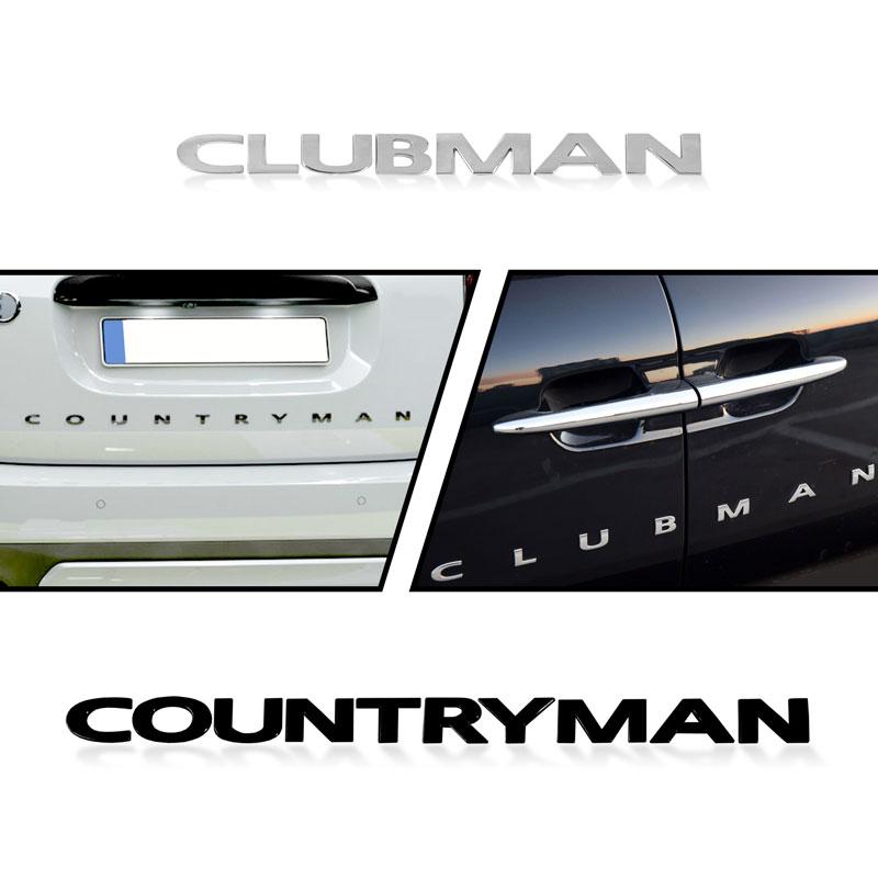 3D ABS High Quality Car Letters Emblem Rear Hood Sticker Tail Trunk Decal For Cooper Countryman Logo R55 R60 F60 CLUBMAN