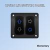 ARROWS 6Pin (ON)-OFF-(ON) DPDT Momentary Switch12V UP/DOWN Polarity Reverse Rocker Switch for ARB/Carling/NARVA Replace