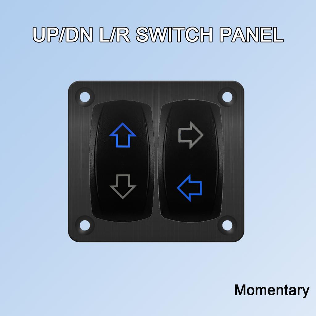 ARROWS 6Pin (ON)-OFF-(ON) DPDT Momentary Switch12V UP/DOWN Polarity Reverse Rocker Switch for ARB/Carling/NARVA Replace
