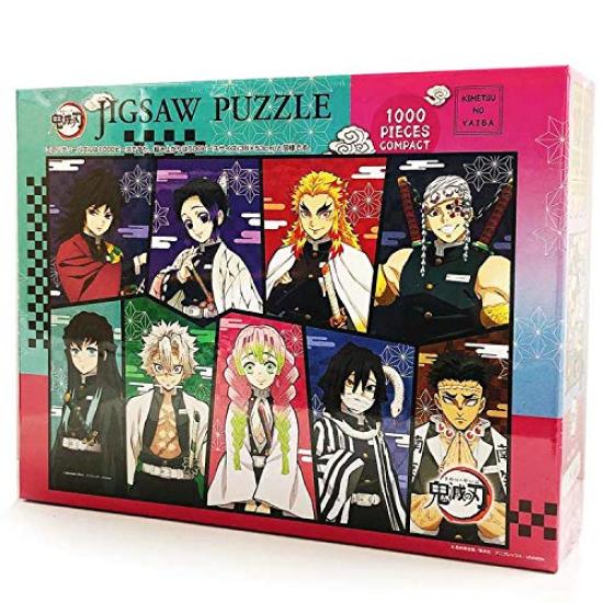 Ensky Demon Kimetsu No Yaiba Pillars Demon Slayer Compact Jigsaw Puzzle 38 X 53 Cm Slayer - - 1000-piece 1000c-05