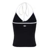 adidas Originals OG Sportliches Bequemes Modisches Enganliegendes Neckholder-Tanktop Damen Oberteile KT-3049