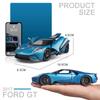 Welly 1/24 Ford GT 2017 Supercar Alloy Car Model Diecast Toy Vehicles Simulation Hobbies Collectible Car Toys Kids Birthday Gift