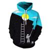 Men's Hoodie Cartoon Cat Print Y2k Sweatshirt Harajuku Hooded Shirt Pullover Casual Oversized Long Sleeve Top Men's Clothing