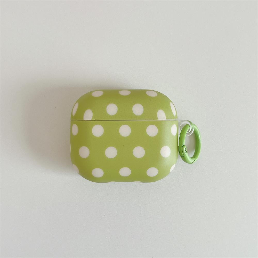 Dopamine polka dot solid color mobile phone case for Apple AirPods 1 /1 generation simple Bluetooth case PRO1/PRO1