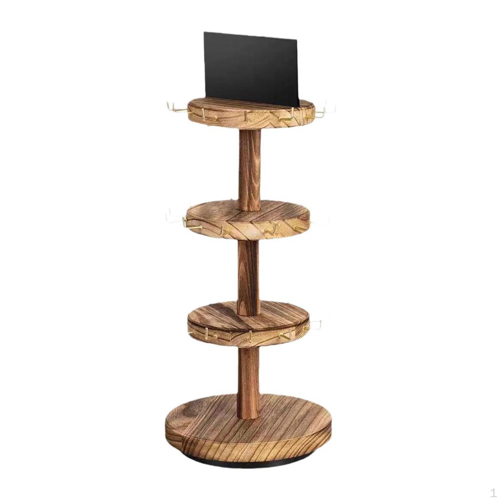 3 Tier Wooden Jewelry Display Stand for Bracelets And Bangles